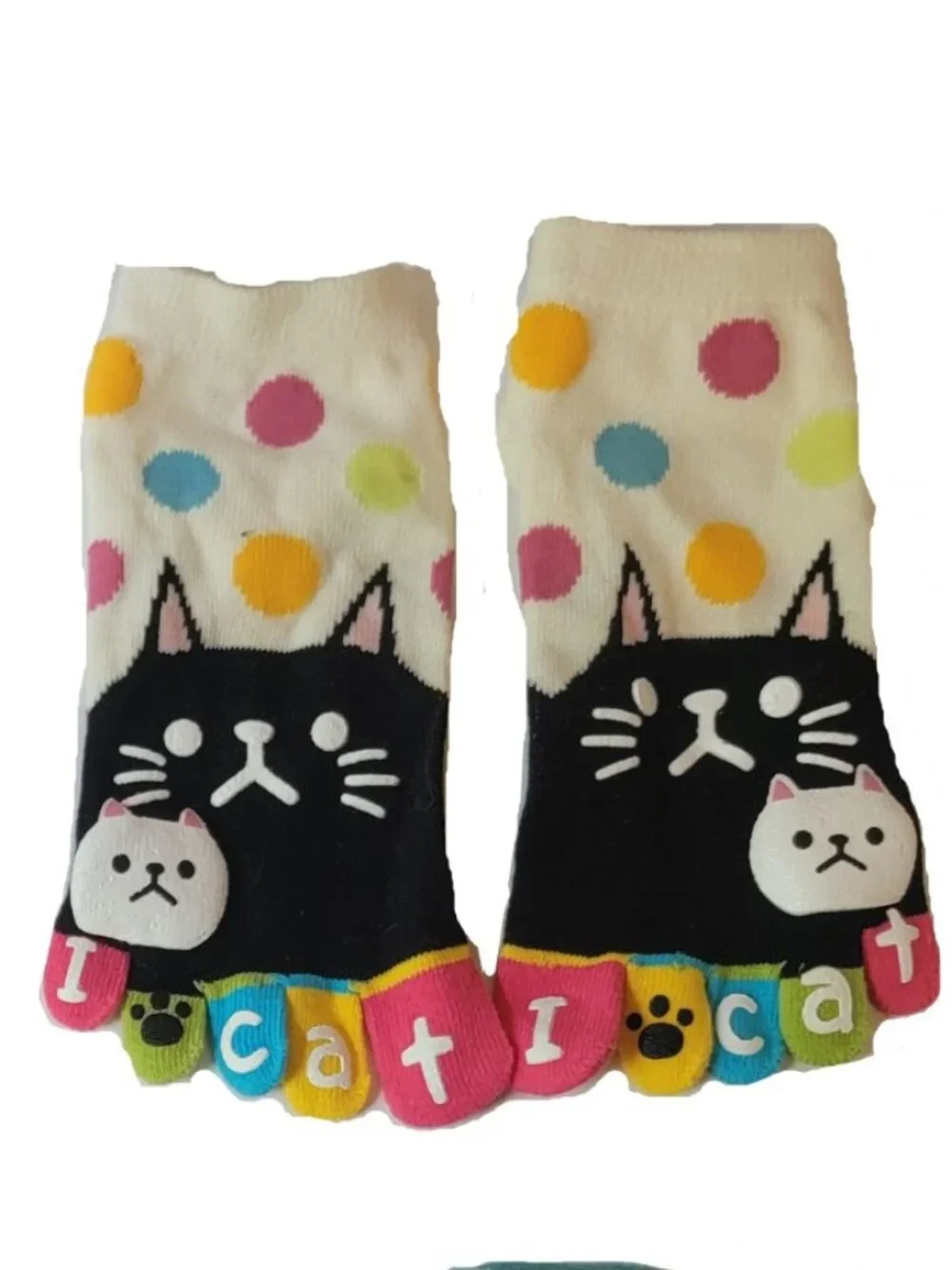 Cat Toe Socks - Five Pairs